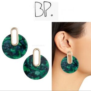 BP. Nordstom Metal Post Marbled Earrings